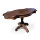 Antique round table in solid oak