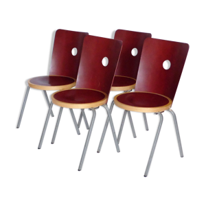 Set de quatre chaises