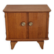 Buffet bas 2 portes art déco chêne