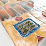 Table basse en carreaux de céramique de Jean Gregorieff pour Roche Bobois, années 1970