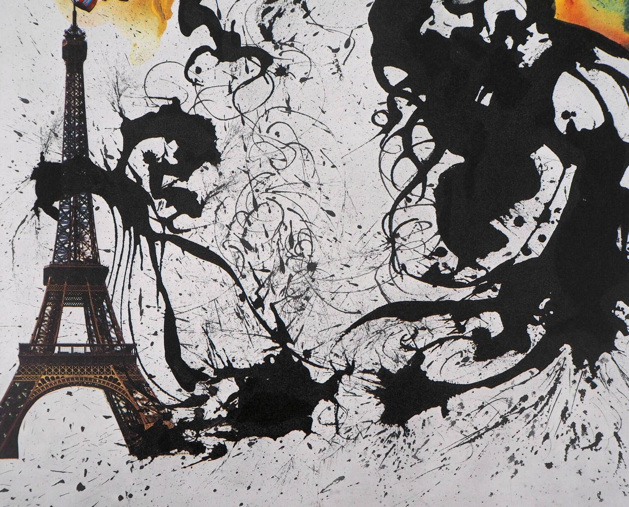 Salvador dali : paris, sncf (suite papillon petit modèle), lithographie ori