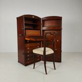 Starbay nautical steamer trunk campaign desk – 20th century