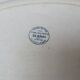 Old oval ironstone serving dish from Debray, Guadeloupe service