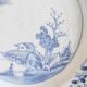 Assiette Chinoise bleu blanc 18e siècle