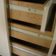 J.C Mahey lant wooden storage cabinet 1970