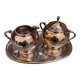 Silver sugar bowl and milk jug set