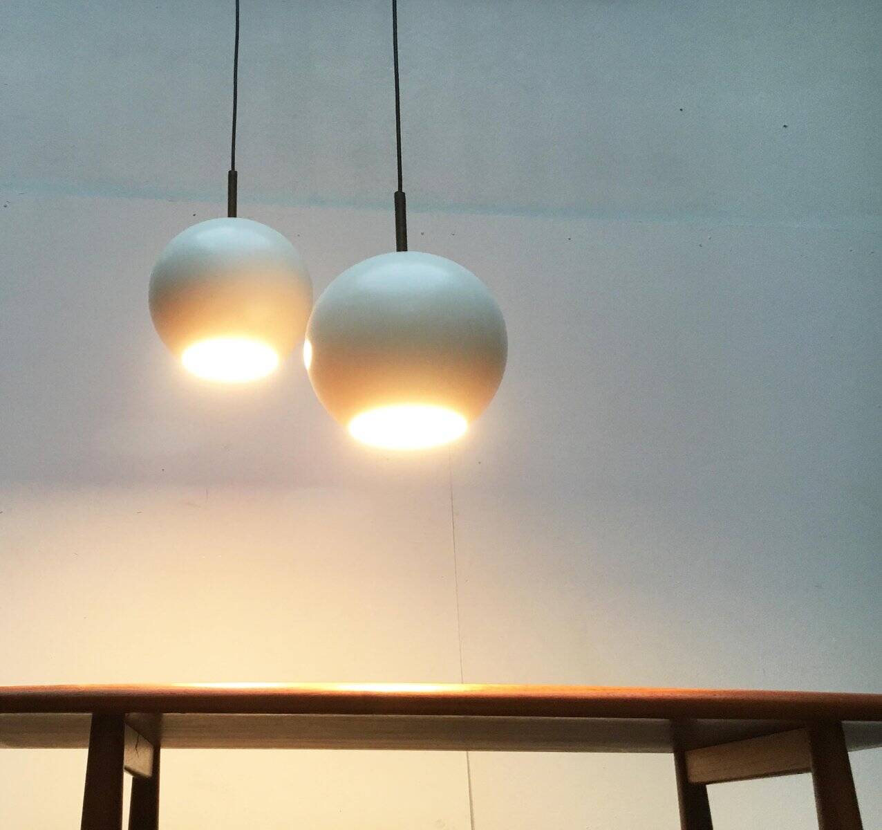 Suspensions allemandes Space Age de Staff, lot de 2