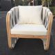 Wabisabi rattan lounge chair / single seat / club armchair