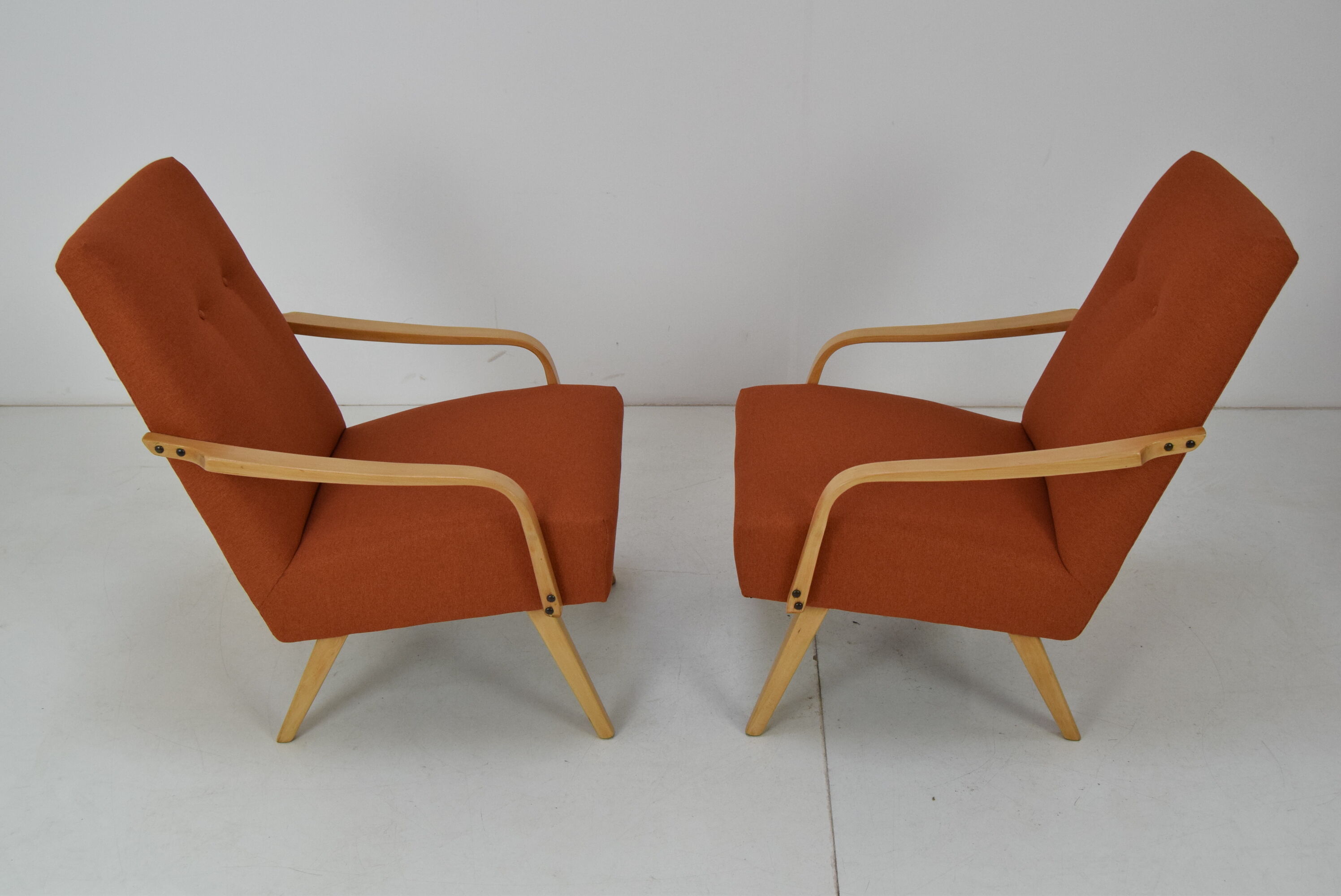 Pair of Design Armchairs,1970‘s.