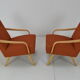 Paire de fauteuils design années 1970