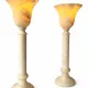 Pair of Alabaster Table Lamps by Massive