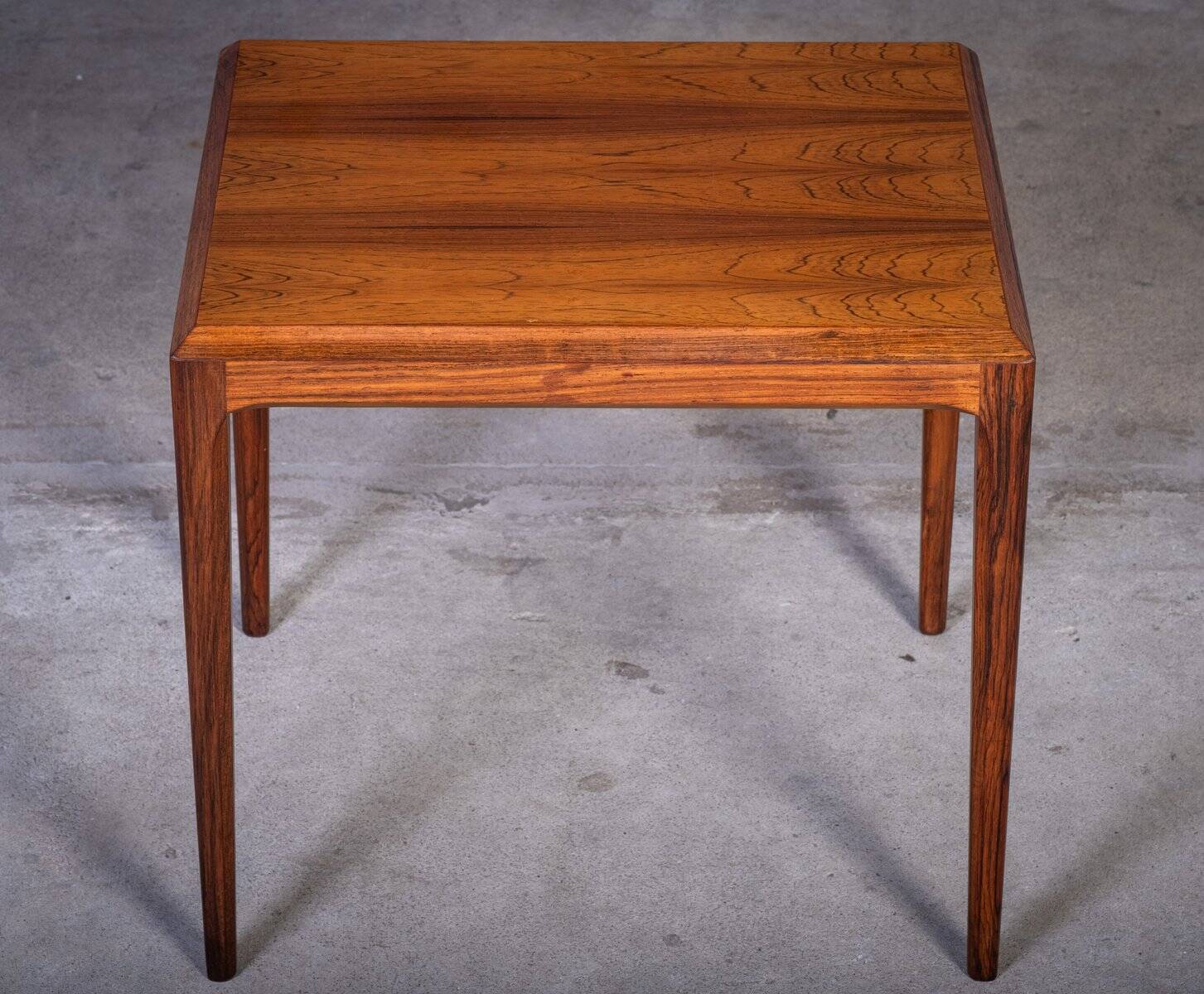 Nest Tables in Rosewood with Tiles by Johannes Andersen for CFC Silkeborg, Denmark, 1960s, Set of 3