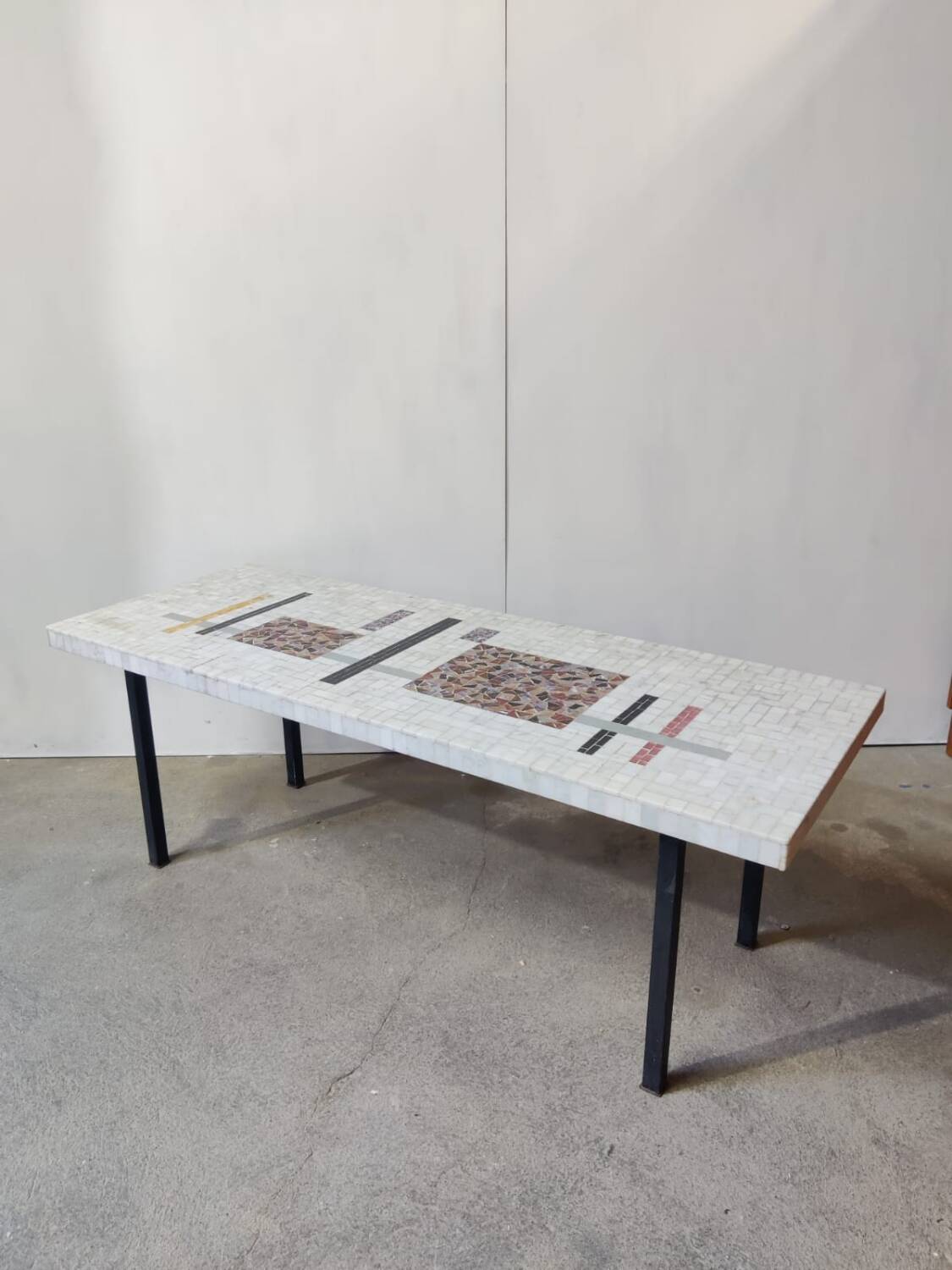 Vintage mosaic coffee table
