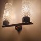 Pair of Arlus designer gold wall lights