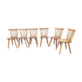6 60s bistro bar chairs