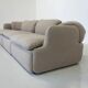 Confidential Seating Set by Alberto Rosselli for Saporiti, Beige Boucle Fabric, Italy, 1970s