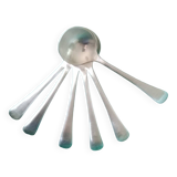 Set of W.Wright silver plate Belco spoons