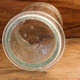 Bubbled glass jar, Biot