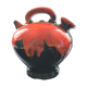 Chevrette coulures orange