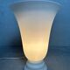 2x vintage opaline vase lamps