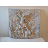 Bas-relief in resin "Saint Michael"