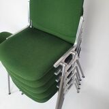 Set of 6 G.Piretti chairs for Castelli