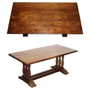 Vintage Rectangular Dining Table in Hardwood