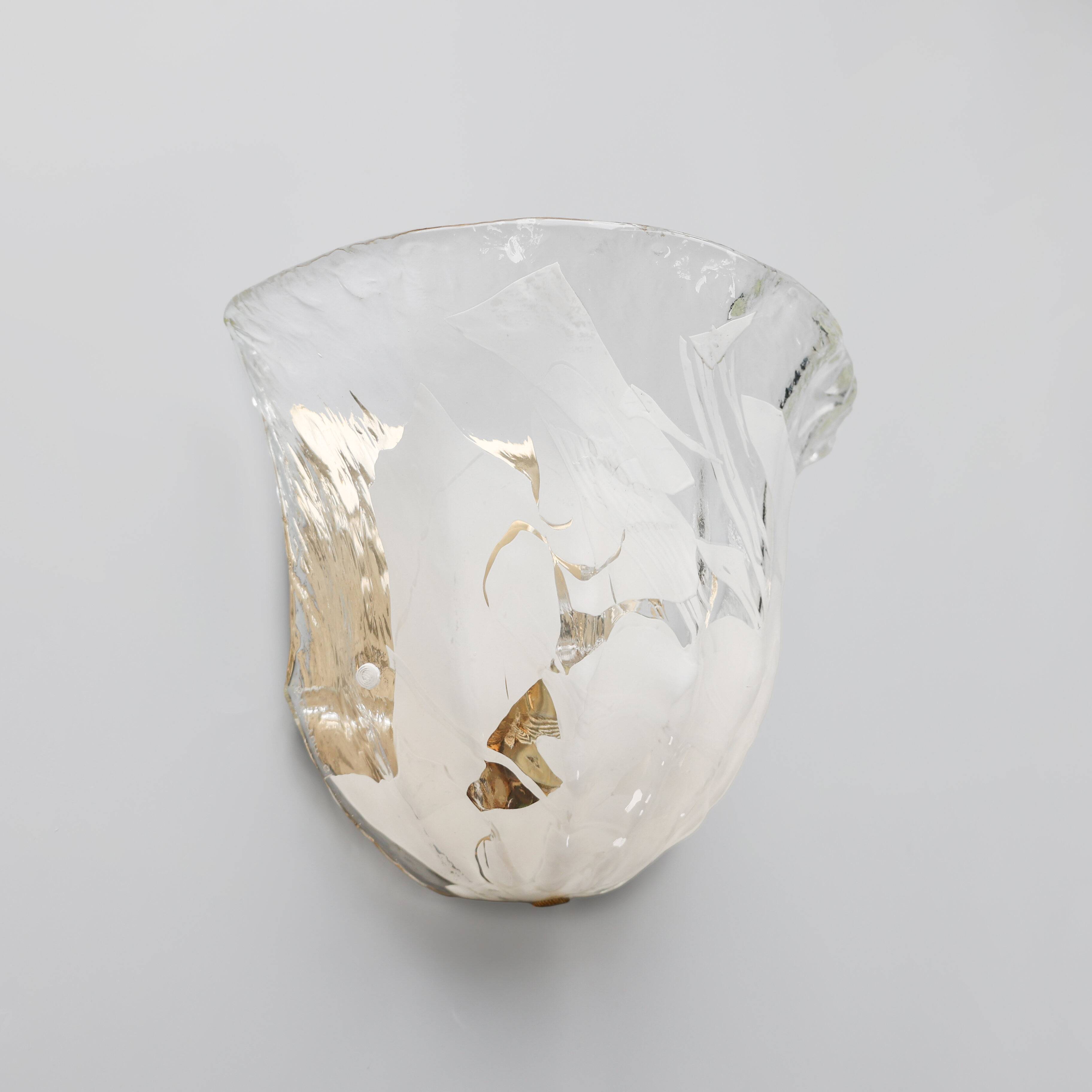 Vintage La Murrina shell shaped sconce, 1980s, Italy
