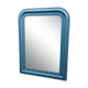 Louis Philippe old mirror lacquered gray