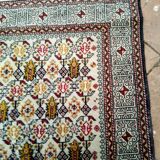 Ancient oriental carpet handmade 135 x 81cm