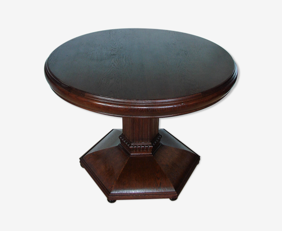 Table en chêne Art déco, années 1920
