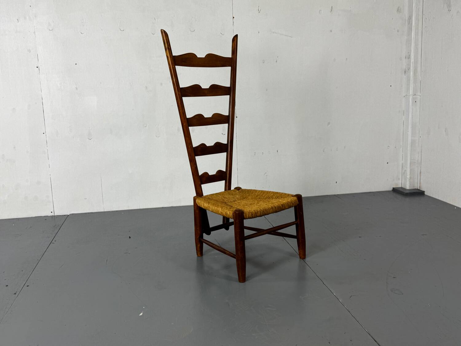 Highback Side Fireside Chair by Gio Ponti for Casa E Giardino, Italy,
