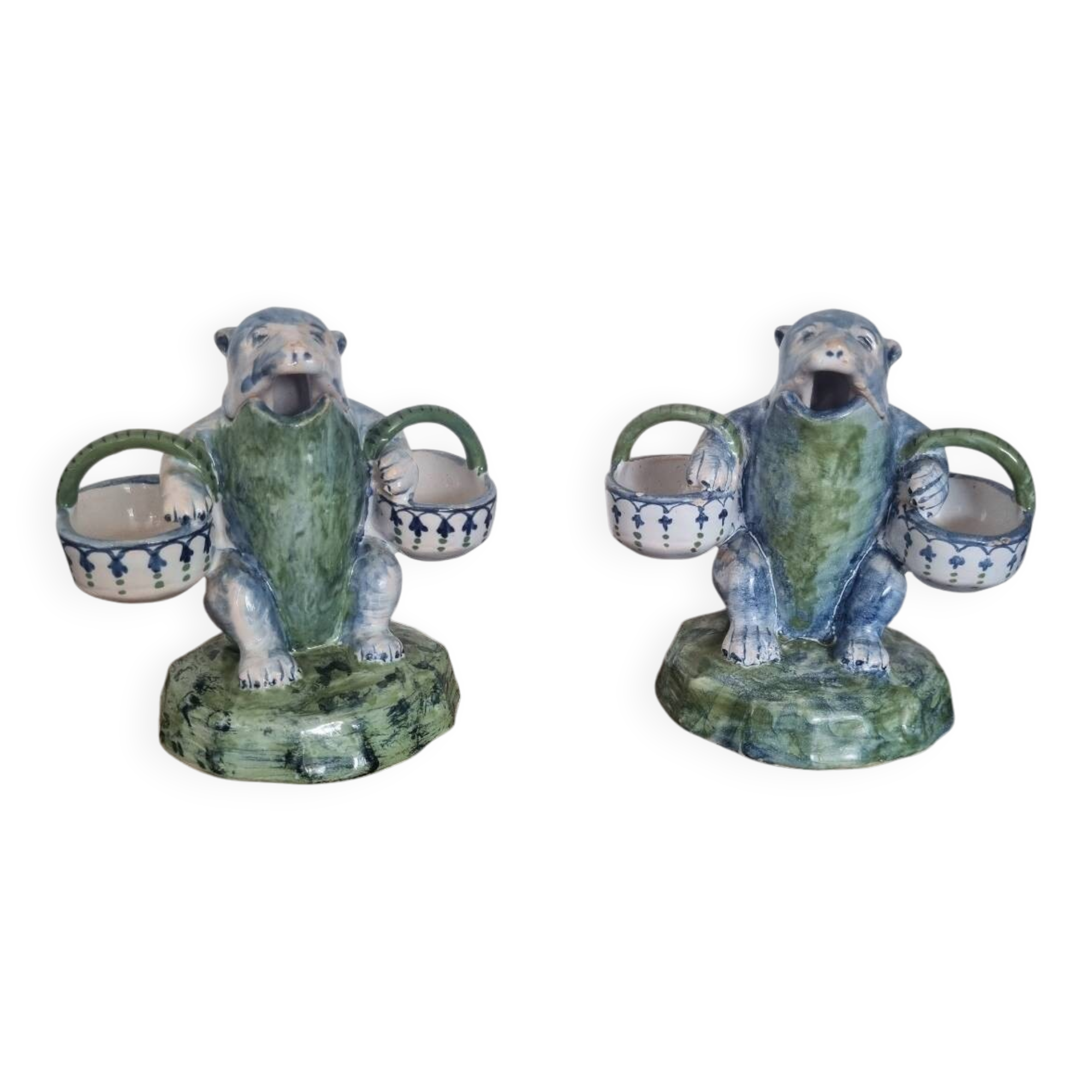 Pair of Keller Guerin salt shakers