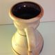 Vase ball scheurich vintage beige ceramic