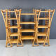 Vintage bamboo wall unit, 1970s