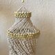 Vintage seashell chandelier