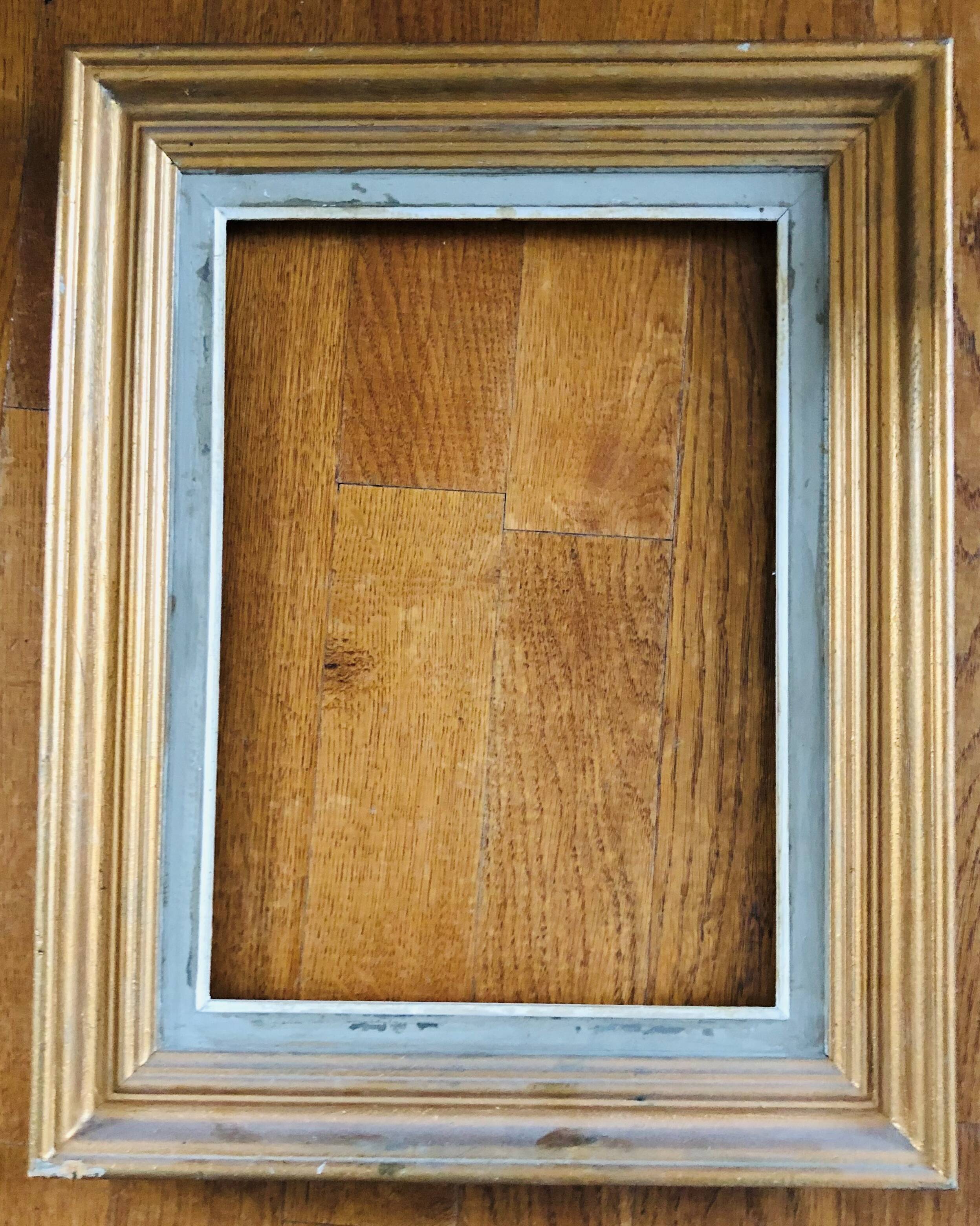 Gilded molded wood frame