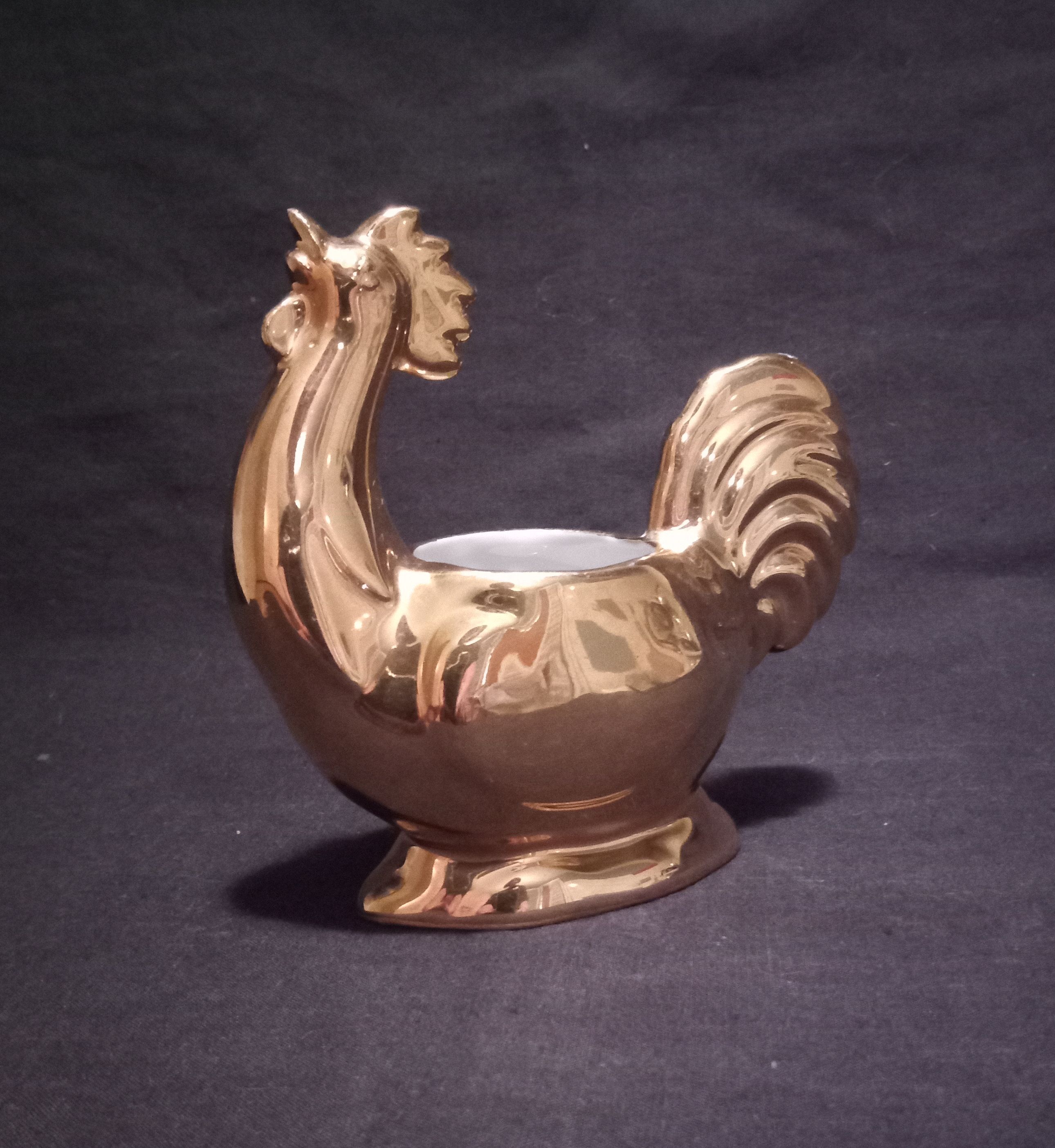 Set mustard, salt and povrier - hen and chicks, Limoges