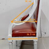 Beech children's bench, Louis XVI style, Early 20th century