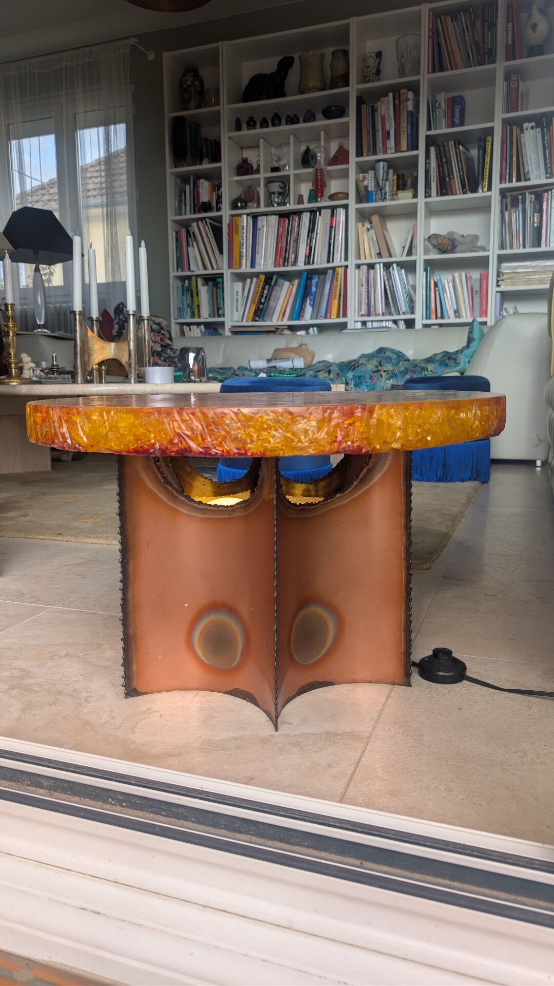 Fractal resin coffee table Accolay