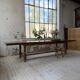 Table repas style drapière noyer 2m5/3m5 1900