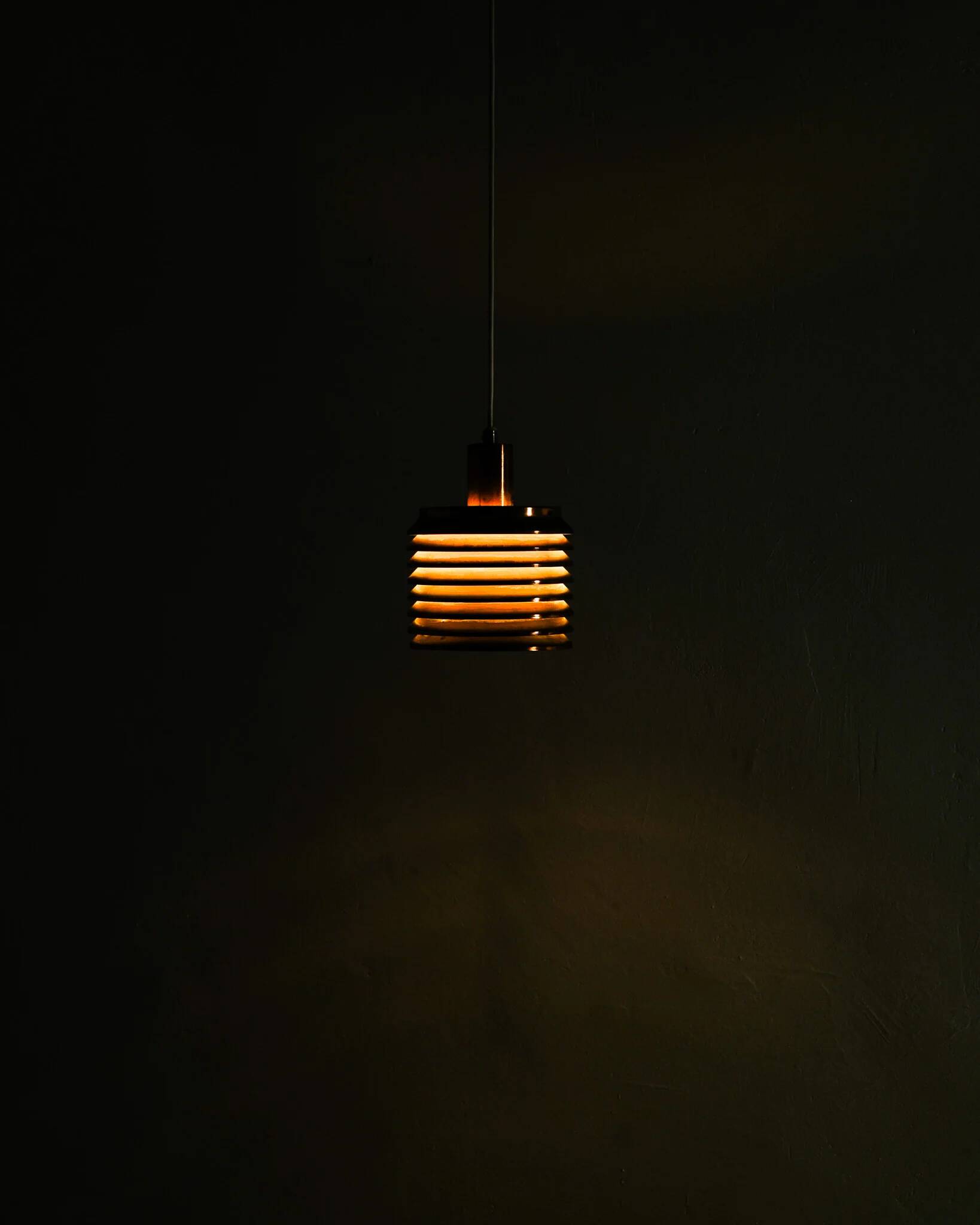 Swedish Mid Century Copper Pendant by Hans-Agne Jakobsson, 1960s