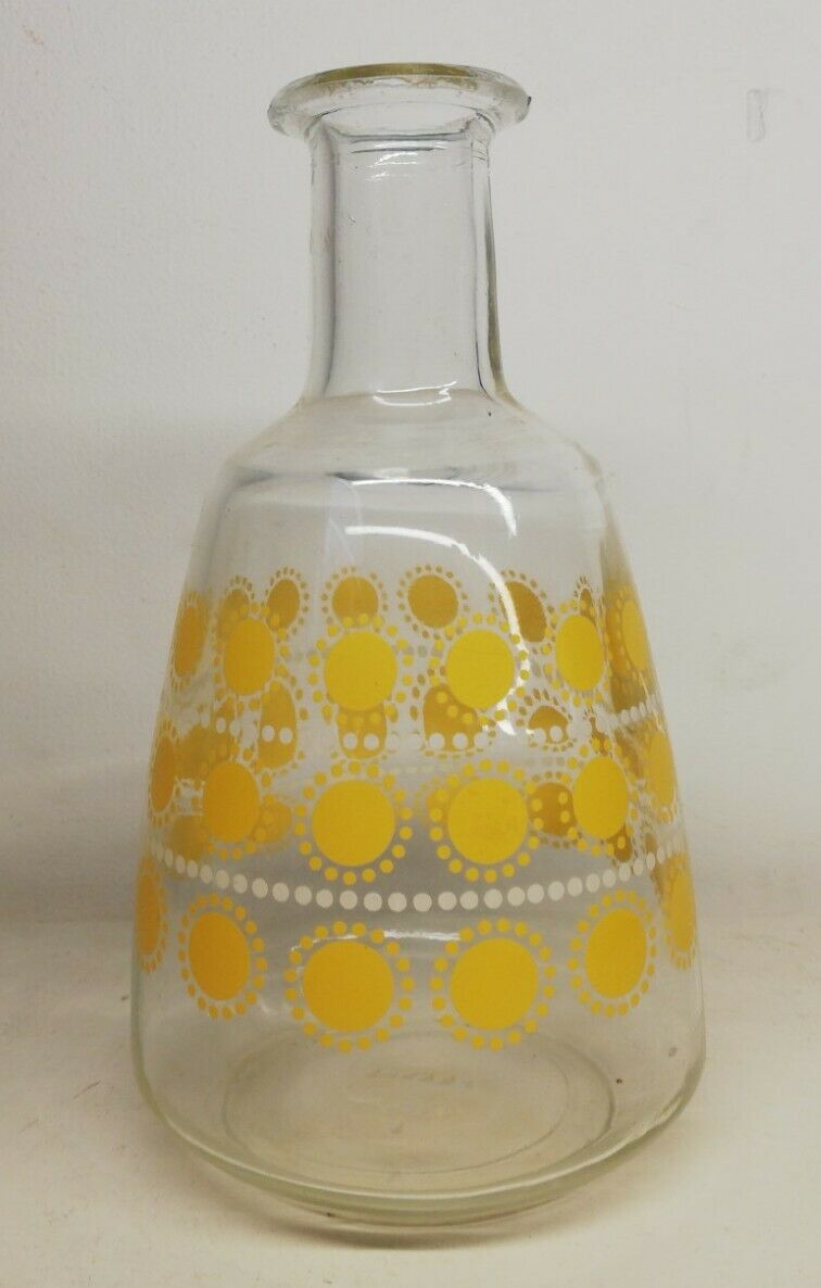 Sun yellow vintage pitcher