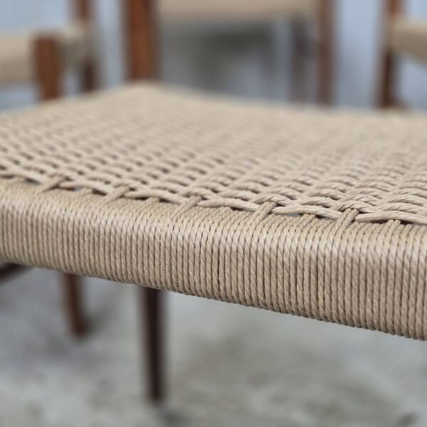 Prix pour 2 chaises ! H.W. Klein, Bramin vintage danois en papercord neuf.