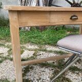 Antique solid wood desk