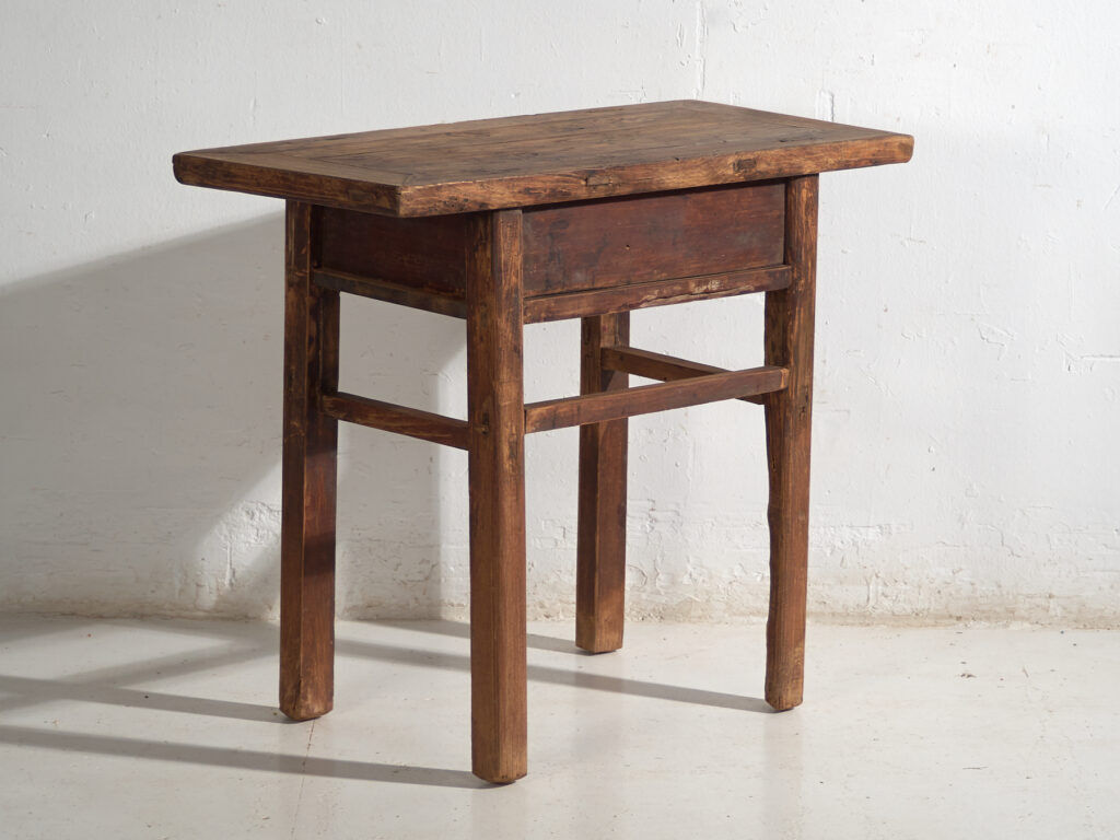 Console ancienne en bois d'orme – Chine, vers 1920