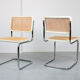 Pair of s32 tubular chairs by Marcel Breuer, 1960