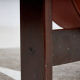 Leather lounge chair by jean gillon for probel (mk10185)