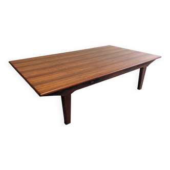 XXL Scandinavian coffee table in rosewood from the 50s/60s
