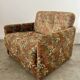 Old floral pattern armchair design Wittmann Austria Josef Hauffmann vintage